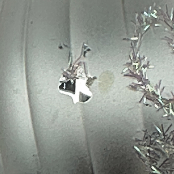 Santa Claus Head & Hat Christmas Ornament Blown Glass Rhinestone Whimsical - Picture 7 of 9